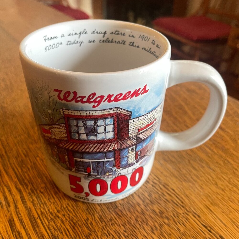 Walgreens 5000th Store 2005 Richmond Virginia Commemorative Coffee Cup Mug